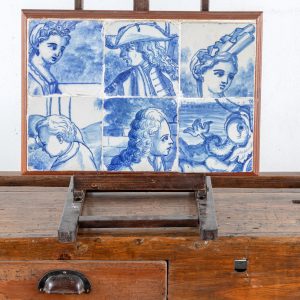 Tiling Composition with Noble Figures 18th century