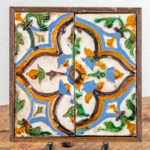 Pair of Ceiling Plaques, Hispano-Moorish, "Aresta" Pattern (1)