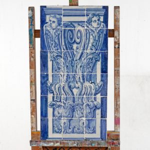 Architectural panel, Cherubs