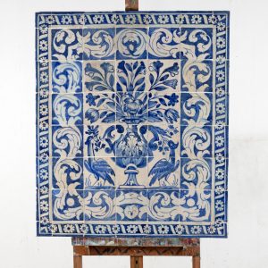 Albarrada with Birds, 17th Century .