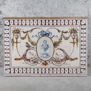 Neoclassical Women's Bust Panel