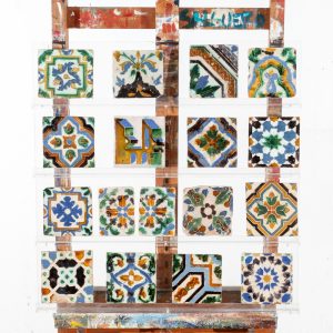 Hispanic-Moorish tiles, 15th/16th century