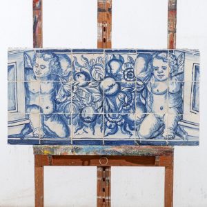 Panel with puttis, 18th century