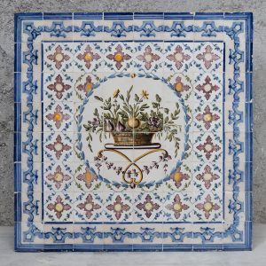 Basket with fruit and flowers, 18th century