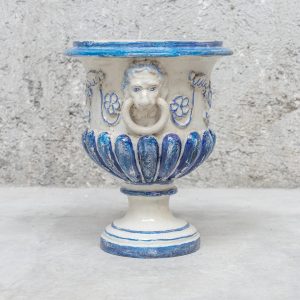 Faience vase, 19th century .