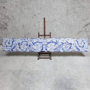 Topo de painel recortado, Séc. XVIII