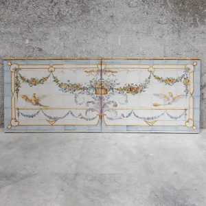 Painel neoclássico com girlandas de flores, Séc. XVIII