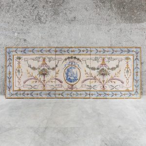 Neoclassical panel with Chinoiserie, 18th century .