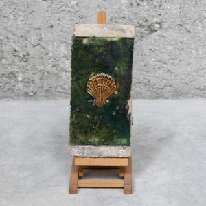 Hispano Moorish ceiling plaque, 15/16th centuries .