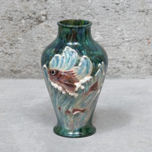 Vase with fish, Bordalo Pinheiro, 19th century .