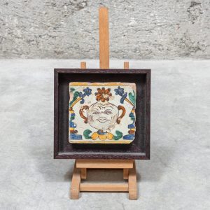 Spanish figurative tile - 17th century
