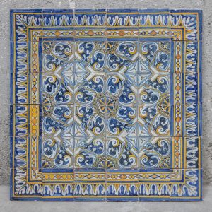 Diamond pattern panel - 17th century