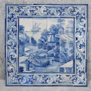 Painel figurativo Barco - século XVIII