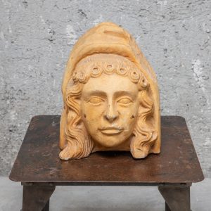 Female Stone Head - 19/20th century