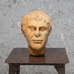 Cabeça masculina em pedra - séc. XIX/XX