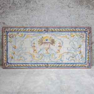 Panel with floral vase - 19 century