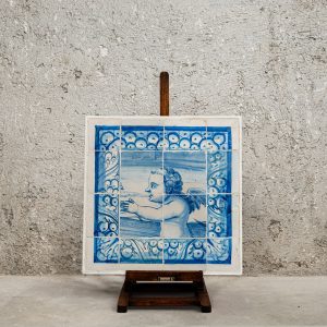 Composição Figurativa com Anjo - séc. XVIII