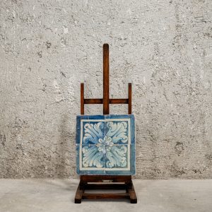 Tile Composition with Acanthus Leaves – 18th Century