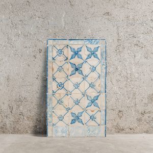 Patchwork Panel of Monochromatic Pombalino Tiles – 18th Century