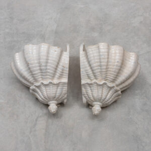 Pair of Shell-Shaped Sinks – Fábrica das Devesas, 19th Century