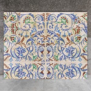 “Composição Floral Estilizada” – Jorge Barradas / Viúva Lamego – Meados do Século XX